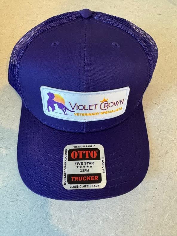 Purple Otto 5 Star Trucker Hat
