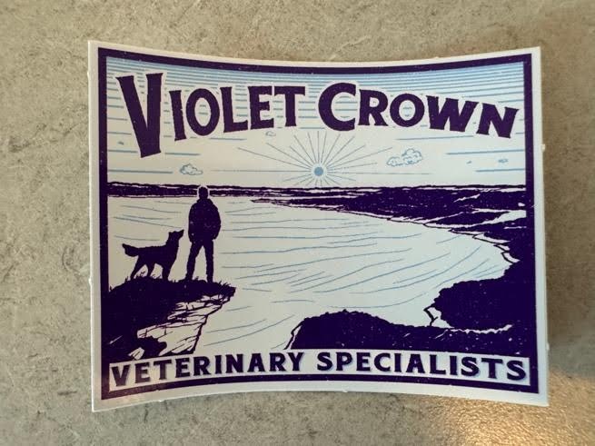 VCVS Man with Dog Sticker